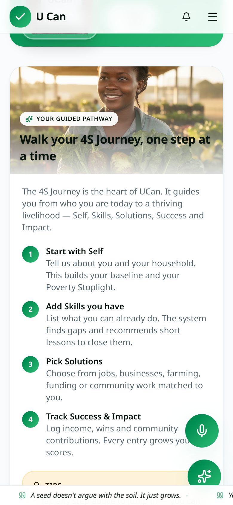 3 · Pick your rung and continue