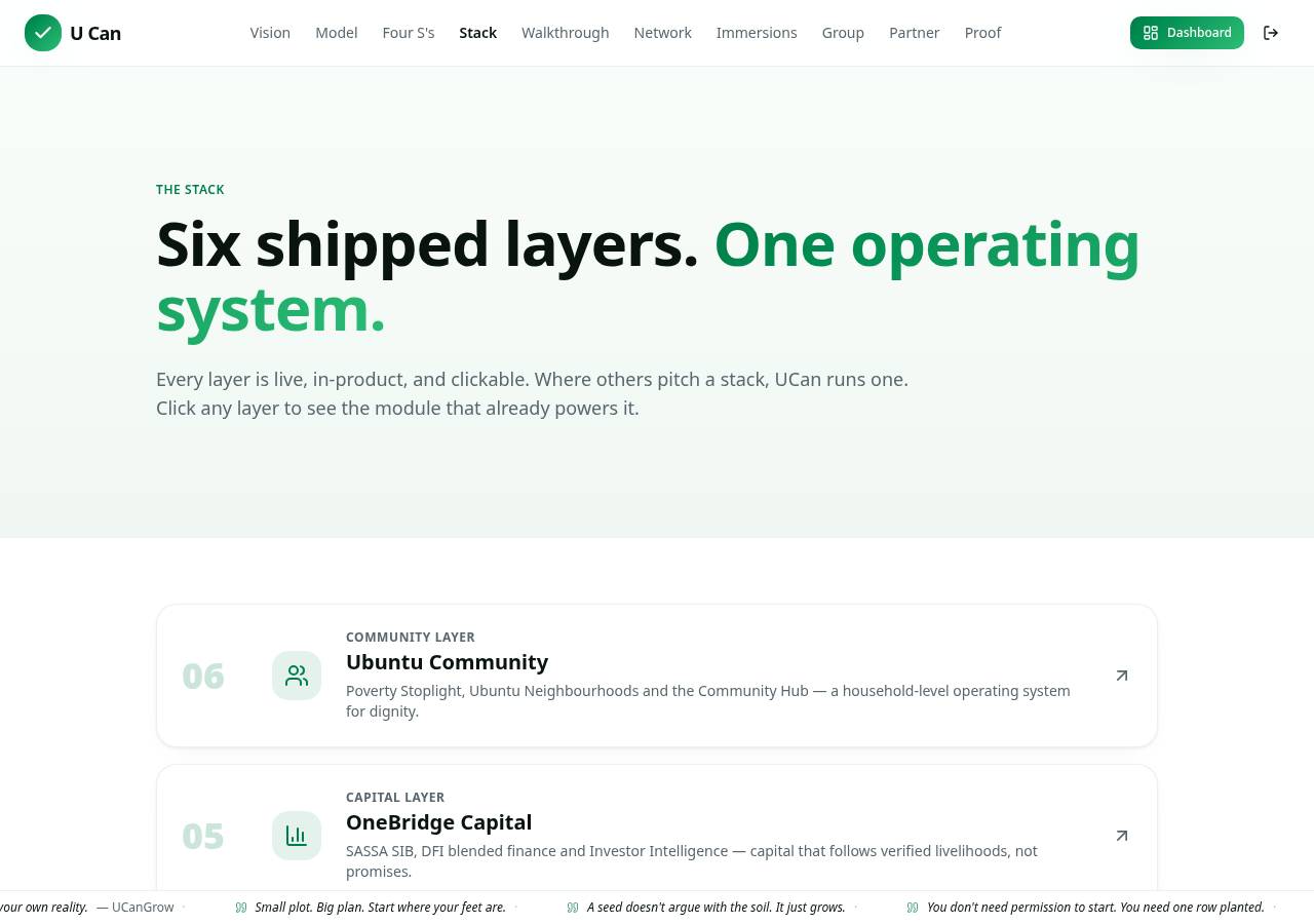Test screenshot of /stack
